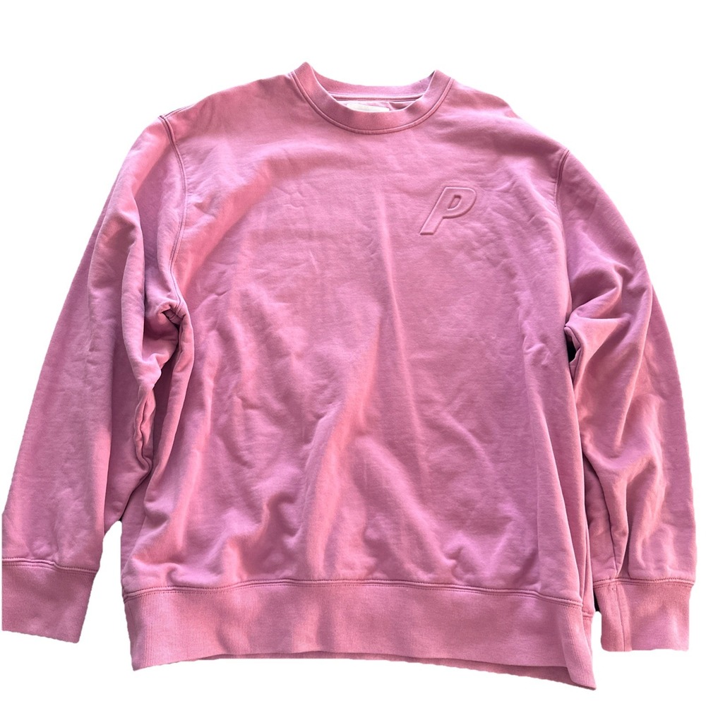 PALACE BOSSY P3 CREW ULTRA MAUVE  PALACE SWEATSHIRT SIZE XL RARE PINK